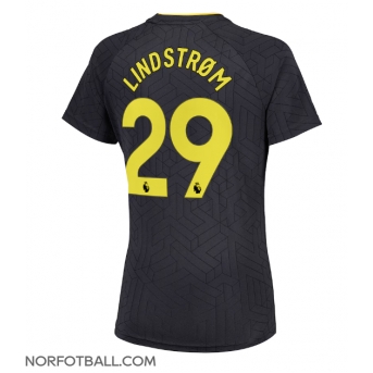 Billige Fotballdrakt Everton Jesper Lindstrom #29 Replika Bortedrakt Dame 2024-25 Kortermet